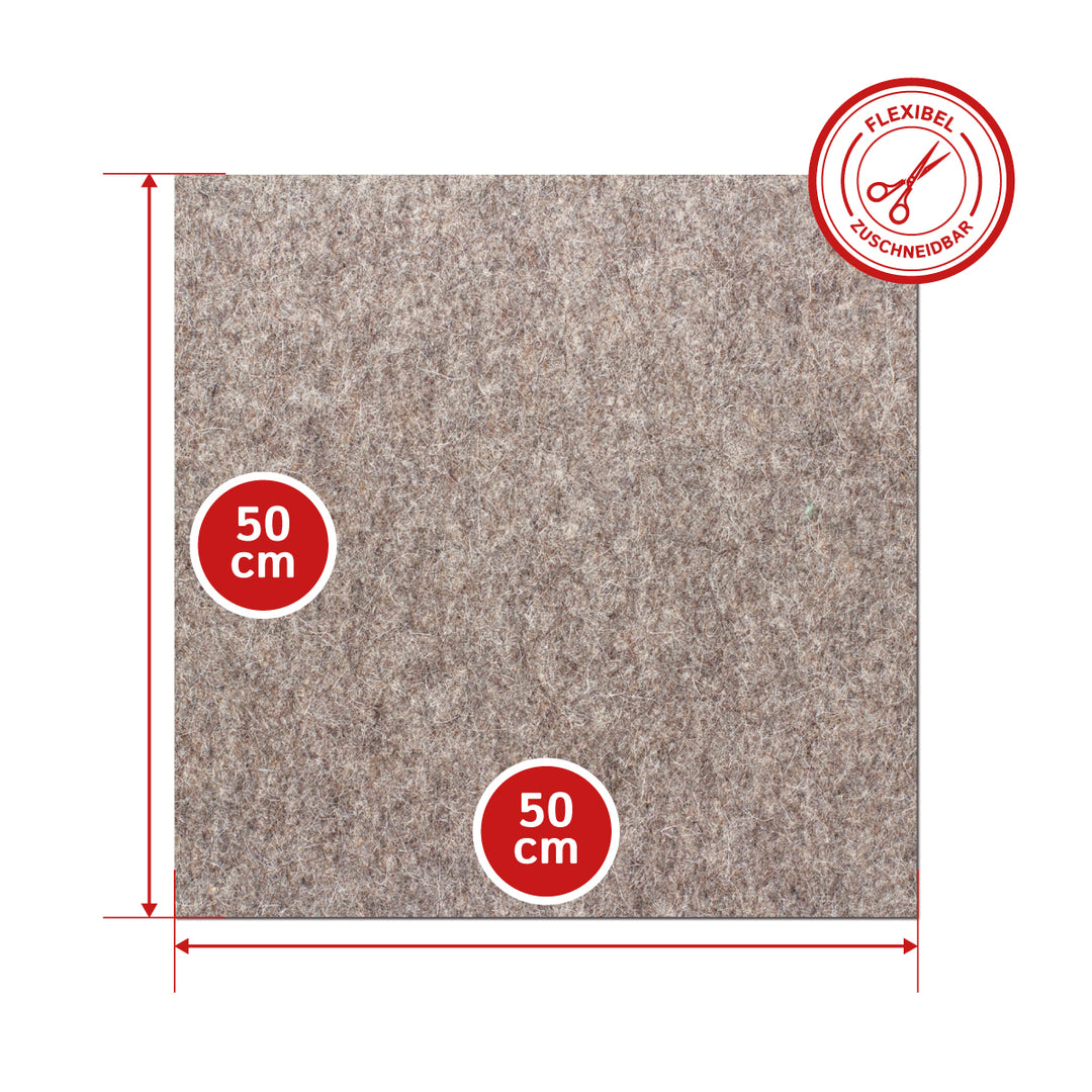 Felt Sheet, 5mm thick (solid 0.36 kg/cdm)