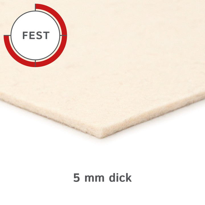 Felt Sheet, 5mm thick (solid 0.36 kg/cdm)