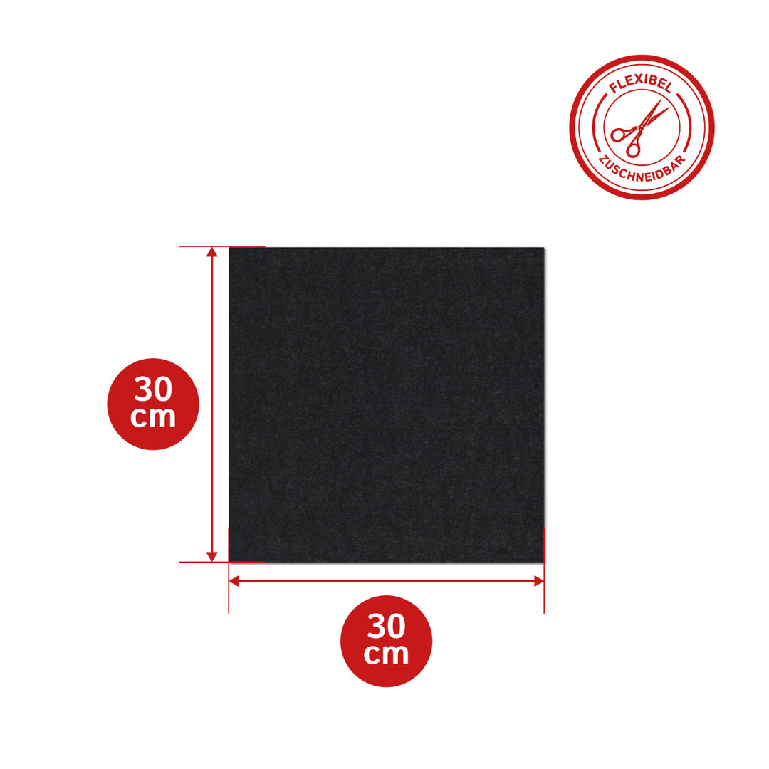 Wollfilz Zuschnitt 10mm dick, (fest - 0,36 g/cm³)