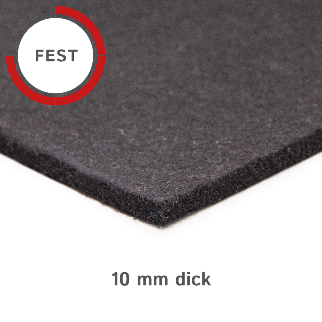 Wollfilz Zuschnitt 10mm dick, (fest - 0,36 g/cm³)