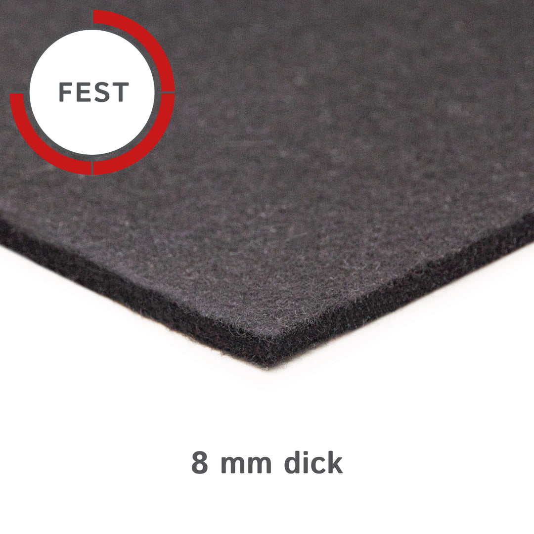 Wollfilz Zuschnitt 8 mm dick, (fest - 0,36 g/cm³)