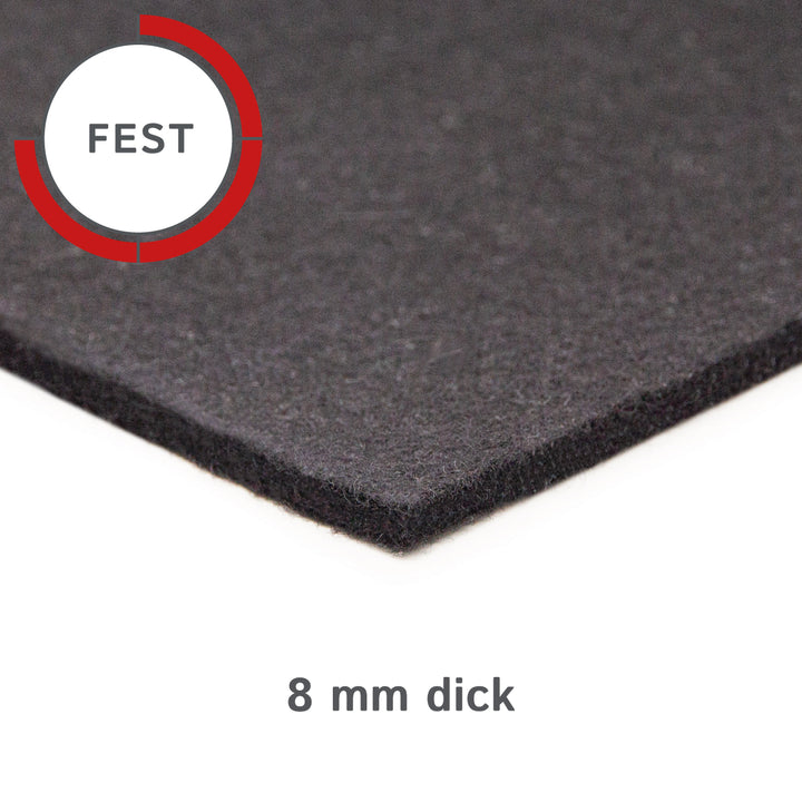 Wollfilz Zuschnitt 8 mm dick, (fest - 0,36 g/cm³)