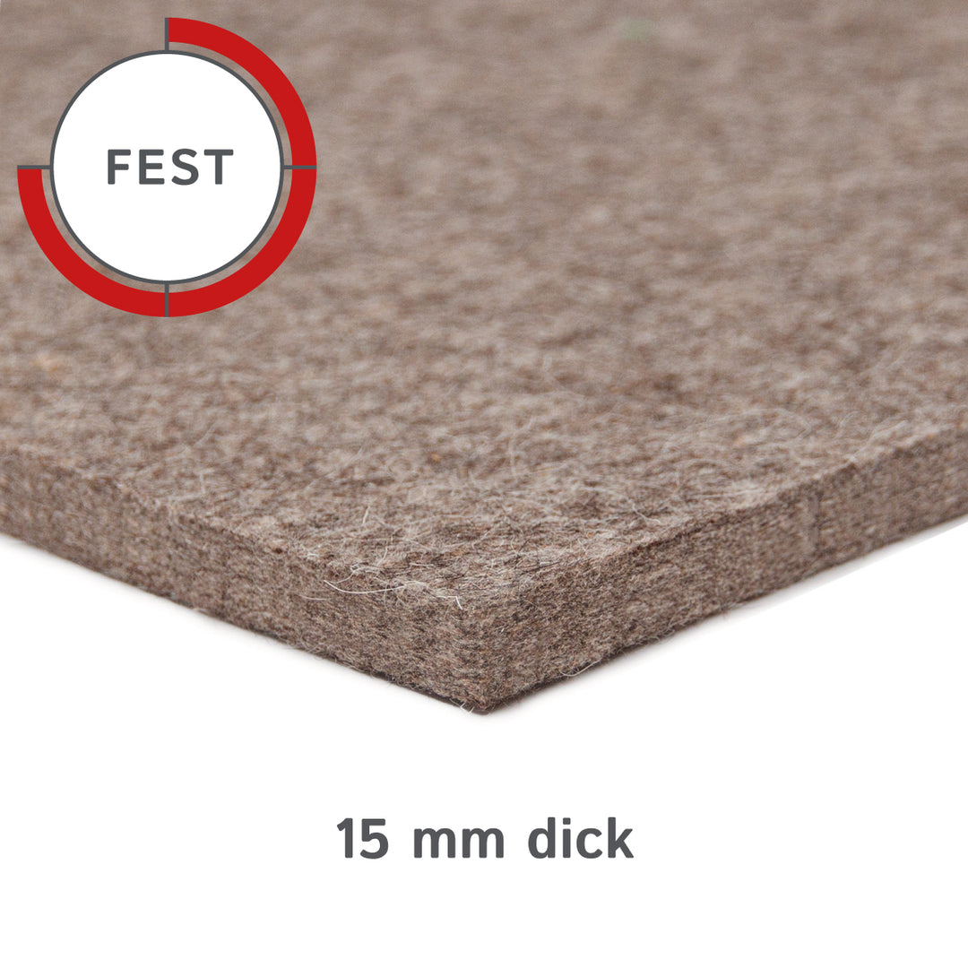 Felt Sheet, 15mm thick (fixed 0.36 kg/cdm)