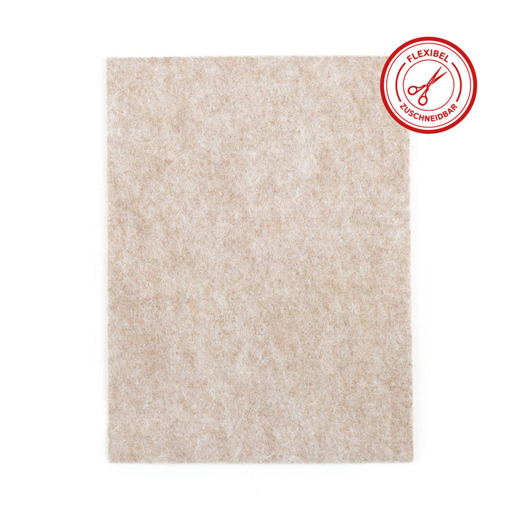 Felt gliders self-adhesive square 20 x 15 cm, 5mm thick