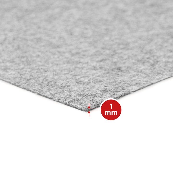 Wool felt sold by the meter 1mm thick, 1.70m wide (0.20 kg/cdm)