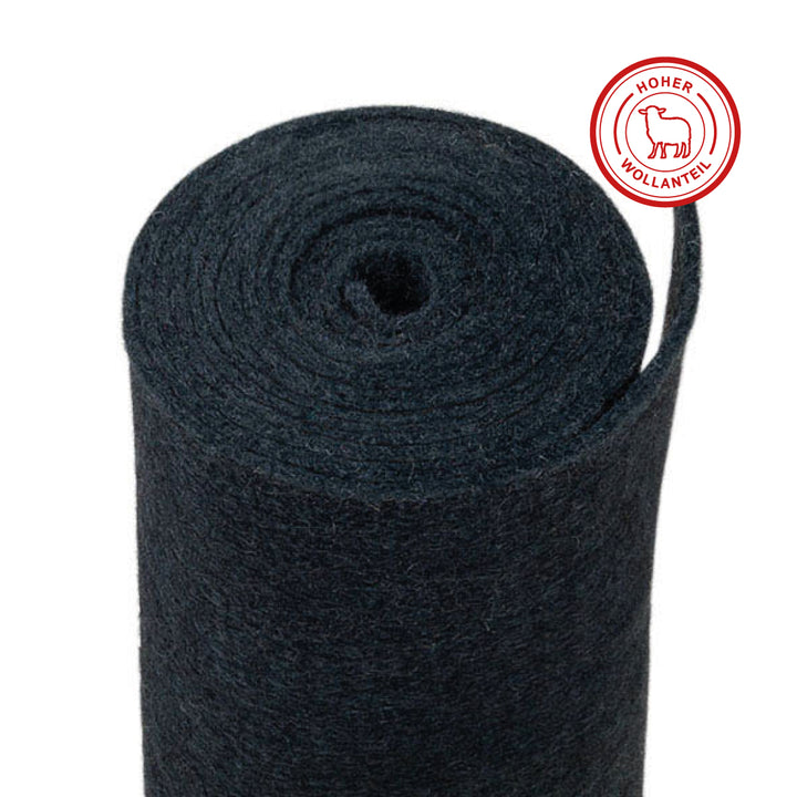 Wool felt sold by the meter 1mm thick, 1.70m wide (0.20 kg/cdm)