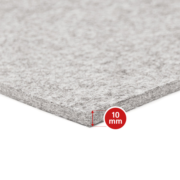 Wool felt sold by the meter 10mm thick, 1.70m wide (soft 0.20 kg/cdm)