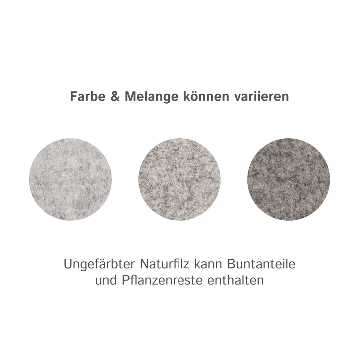 Wool felt sold by the meter 10mm thick, 1.70m wide (soft 0.20 kg/cdm)