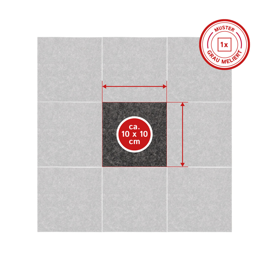 Wollfilz Meterware 1mm dick, 1,50m breit (fest 0,36 kg/cdm), dünner Filz auf Rolle