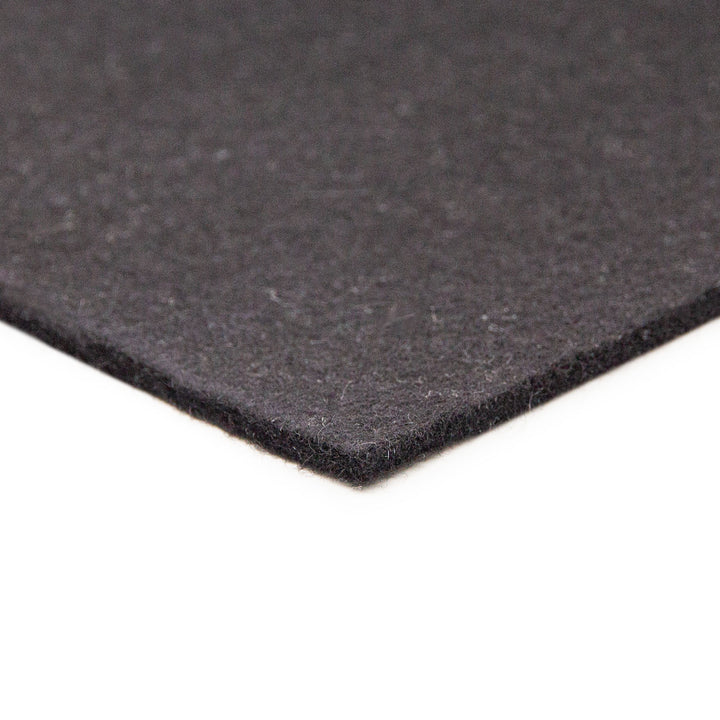 Wool felt sold by the meter 5mm thick, 1.50m wide, wool-white (solid 0.36 kg/cdm)