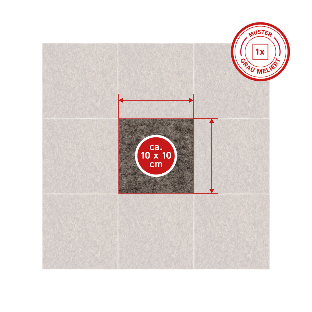 Wollfilz Meterware 15mm dick, 1,50m breit (fest 0,36 kg/cdm), dicker Filz auf Rolle