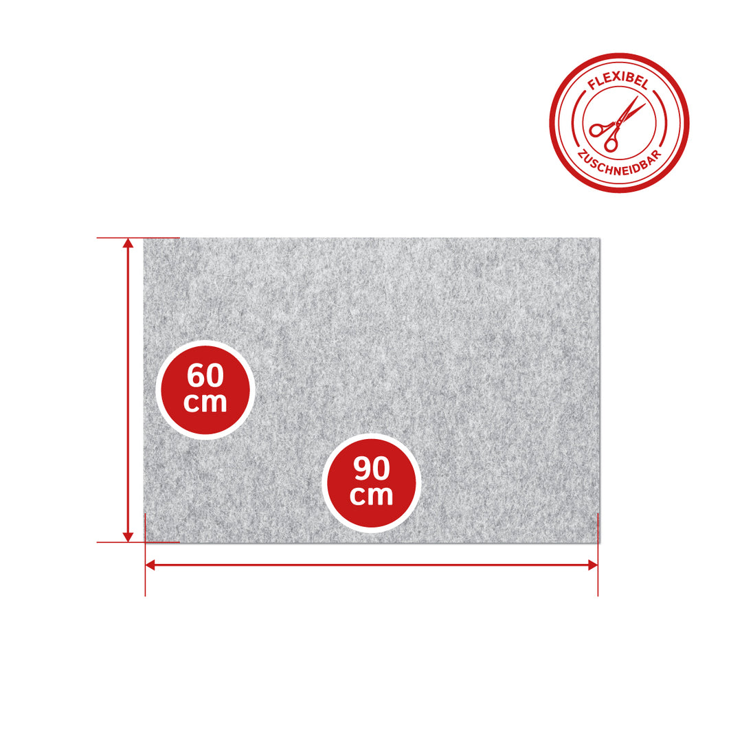 Felt Sheet, 3mm thick (soft 0.20 kg/cdm)