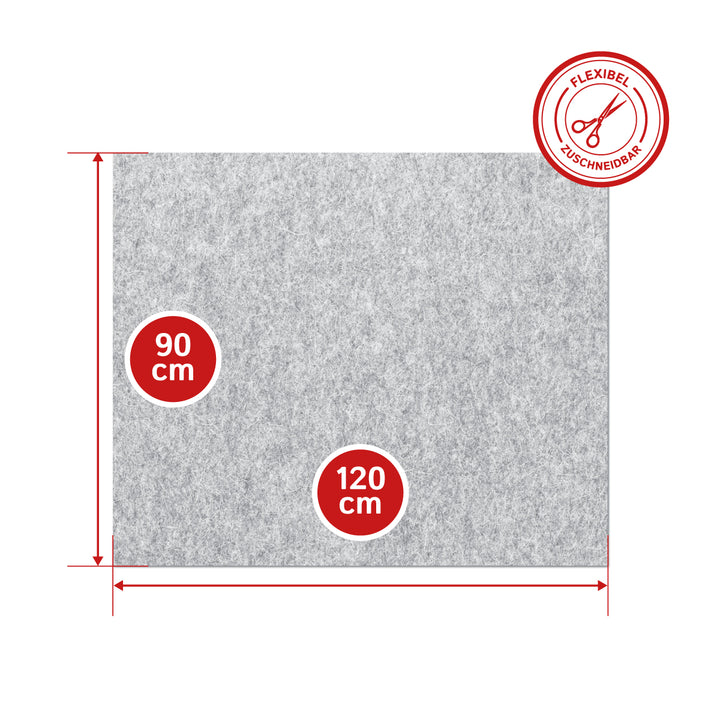 Felt Sheet, 3mm thick (soft 0.20 kg/cdm)