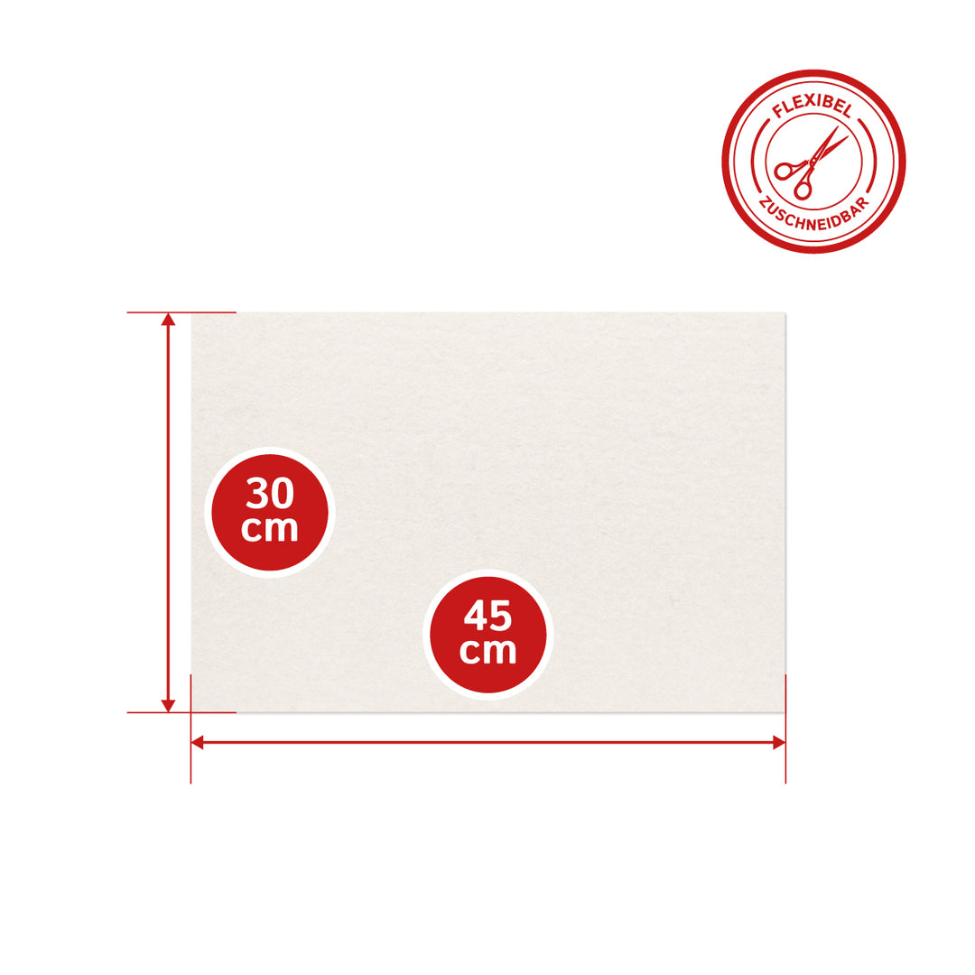 Felt Sheet, 3mm thick (soft 0.20 kg/cdm)