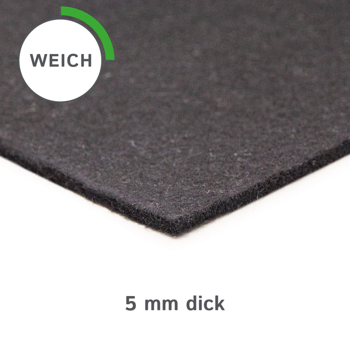 Felt Sheet, 5mm thick (soft 0.20 kg/cdm)