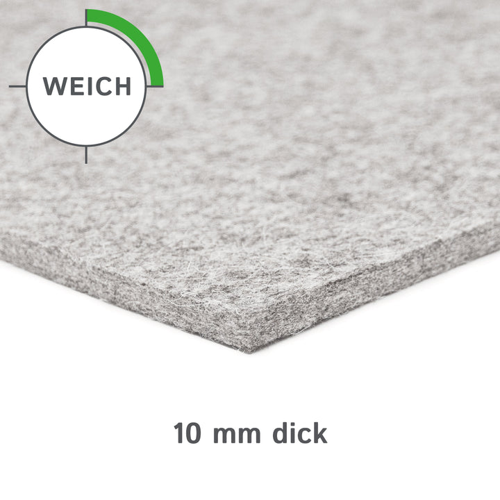 Felt Sheet, 10mm thick (soft 0.20 kg/cdm)