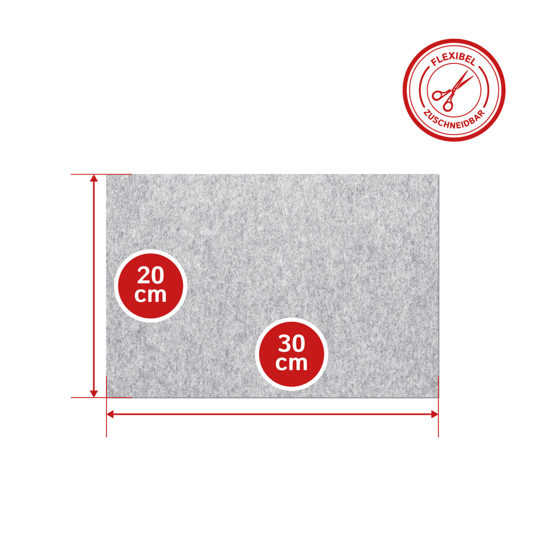 Felt Sheet, 10mm thick (soft 0.20 kg/cdm)