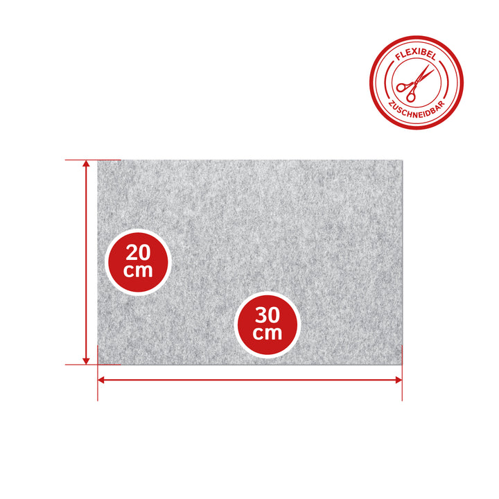 Felt Sheet, 10mm thick (soft 0.20 kg/cdm)