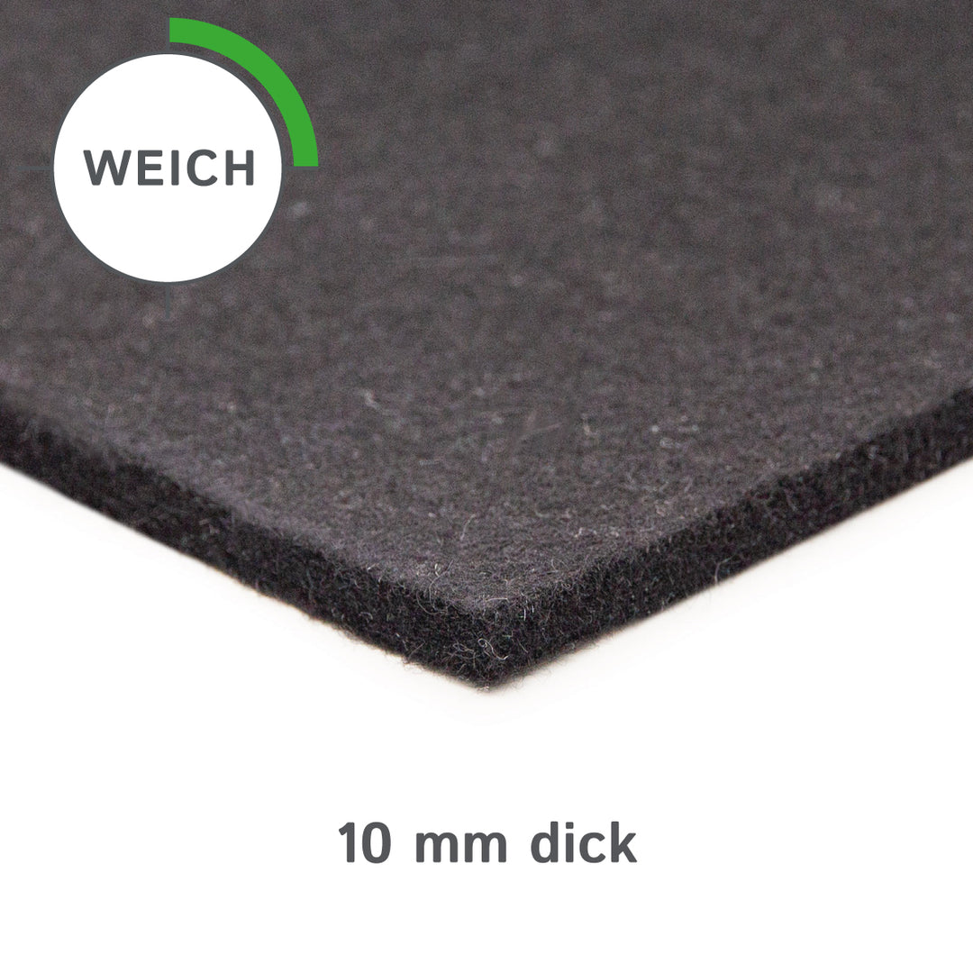 Felt Sheet, 10mm thick (soft 0.20 kg/cdm)
