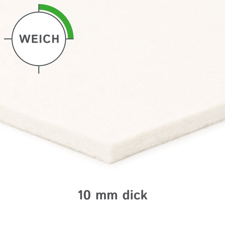 Felt Sheet, 10mm thick (soft 0.20 kg/cdm)