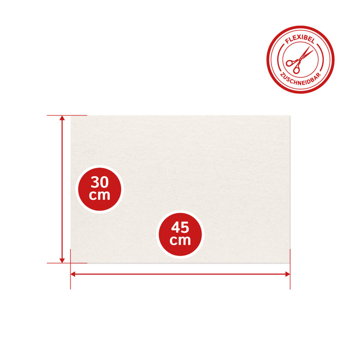 Felt Sheet, 10mm thick (soft 0.20 kg/cdm)