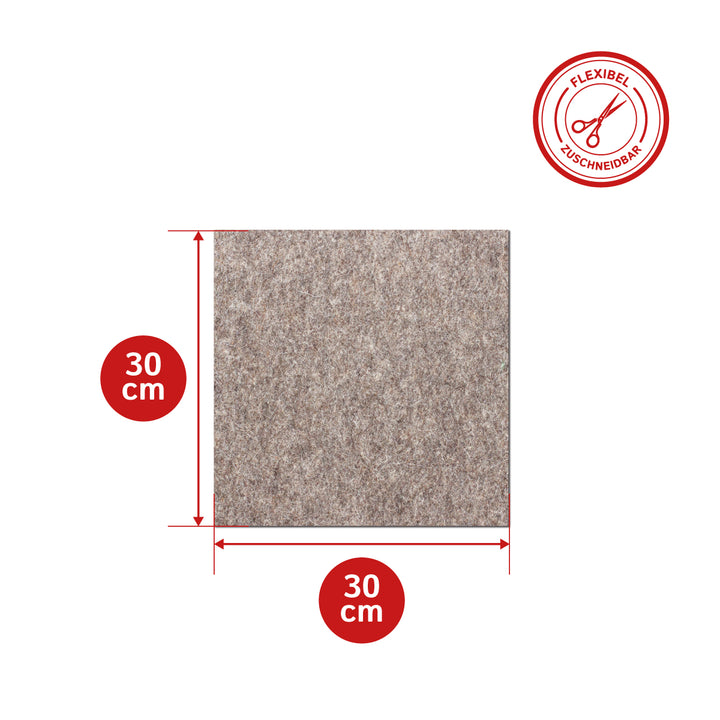 Felt Sheet, 3mm thick (solid 0.36 kg/cdm)