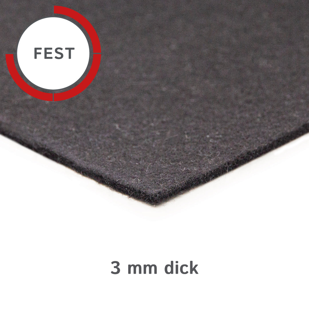 Felt Sheet, 3mm thick (solid 0.36 kg/cdm)