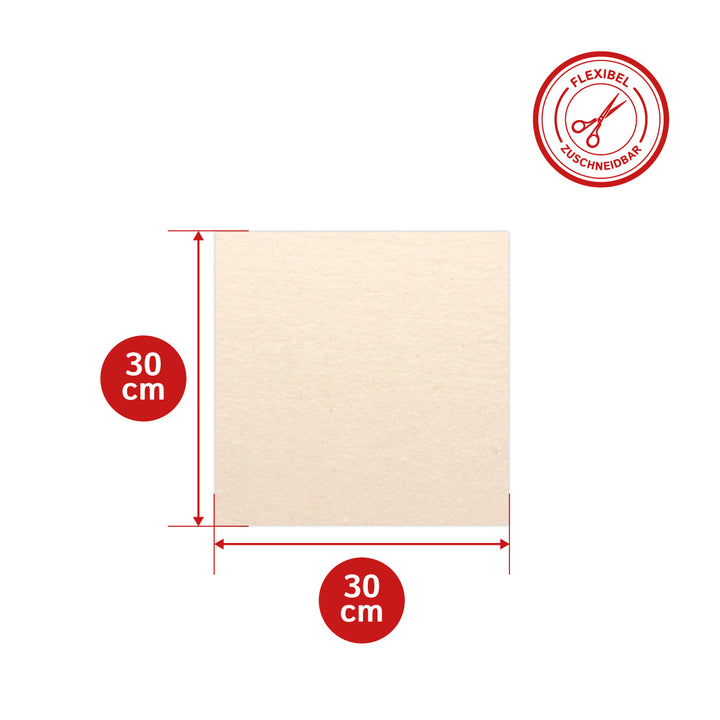 Felt Sheet, 3mm thick (solid 0.36 kg/cdm)