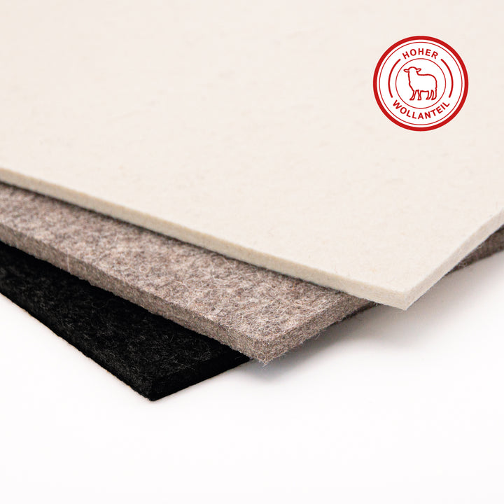 Felt Sheet, 3mm thick (solid 0.36 kg/cdm)