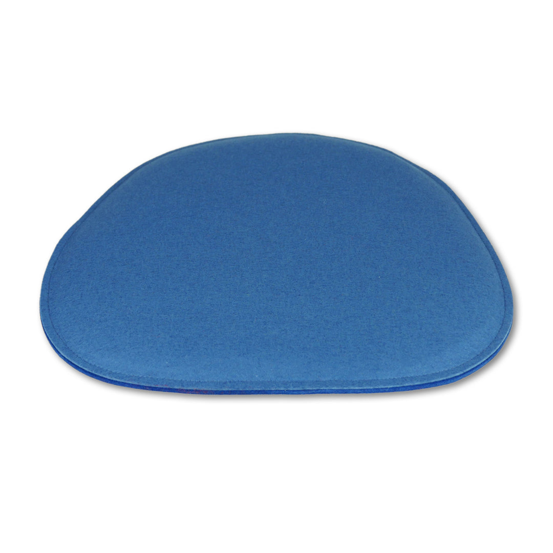 Felt seat cushion made of high-quality designer felt (100% wool), trapezoid, approx. 35x38/20cm