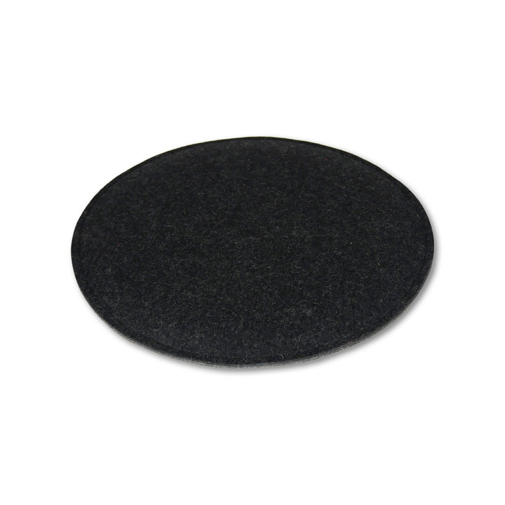 Coussin d'assise en feutre de haute qualité (100 % laine), rond, environ 35 cm de diamètre