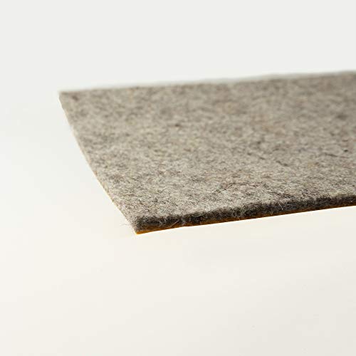 Rattle protection for car interiors - self-adhesive felt, 200mm long x 120mm wide, various thicknesses