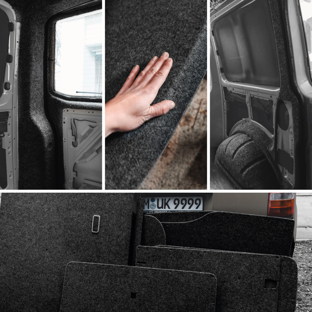 Filz für Camper und Innenausbau - Meterware, weicher Nadelfilz, 3 mm dick - flexibel, isolierend, Made in Germany