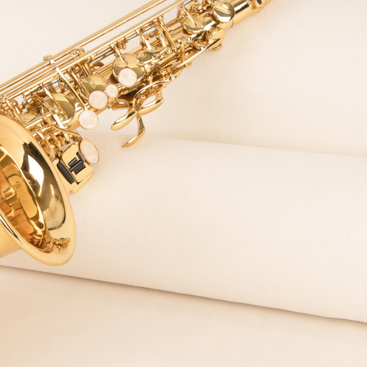 White wool felt with woven reinforcement, 3 mm, 1.4 m wide (Neu-Felt 700)