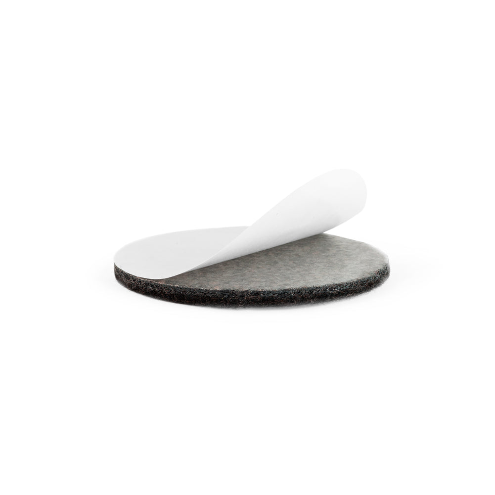 Felt gliders self-adhesive round 60mm, 5mm thick - 12 pieces