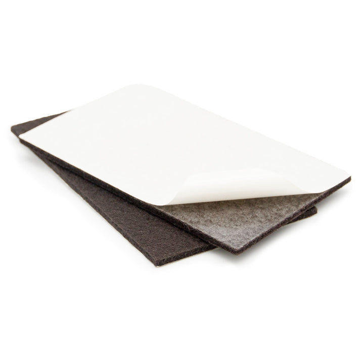 Felt pads self-adhesive square 11 x 7.5 cm, 3mm thick