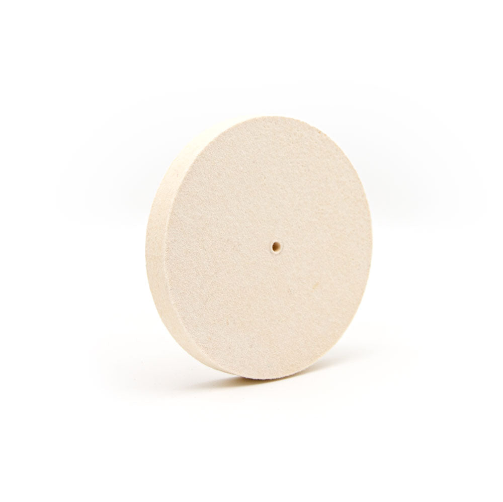 Polishing disc made of 95% wool felt, diameter Ø 100mm