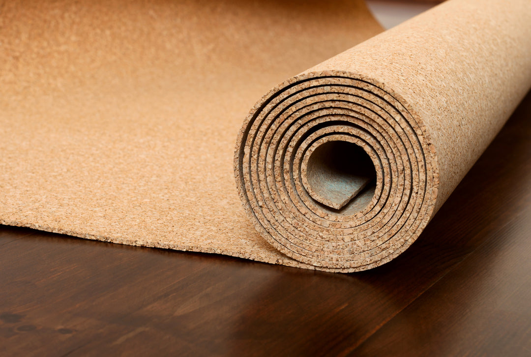 Cork sold by the meter, impact sound insulation made of cork
