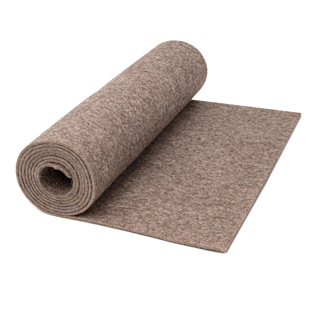 Wool felt sold by the meter 10mm thick, 1.50m wide (solid 0.36 kg/cdm)